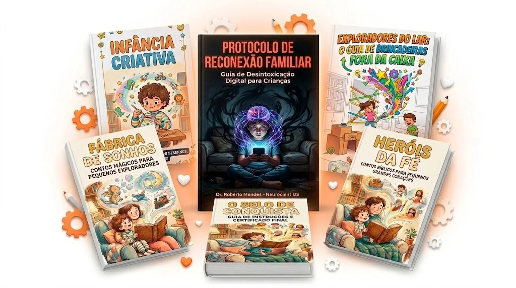 Kit completo Protocolo de Reconexão Familiar com 5 e-books de apoio